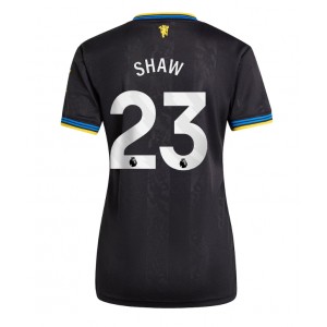 Fotbalové Dres Manchester United Luke Shaw #23 Dámské Třetí Oblečení 2025-26 Krátký Rukáv